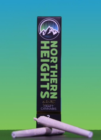 Photograph of product: Northern Heights - Pre Roll 2 pk - Fritter Glitter #15