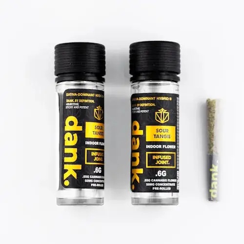 Photograph of product: Dank | Infused Preroll | Sour Tangie