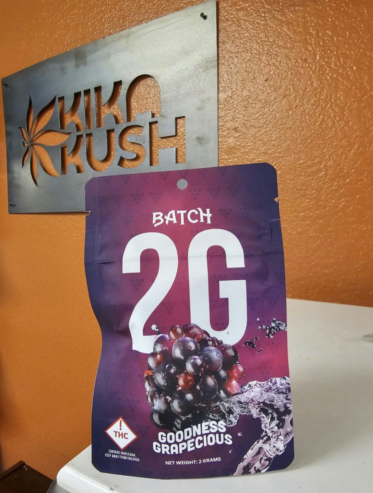 Photograph of product: Batch - Cartridges - Goodness Grapecious - 2000mg