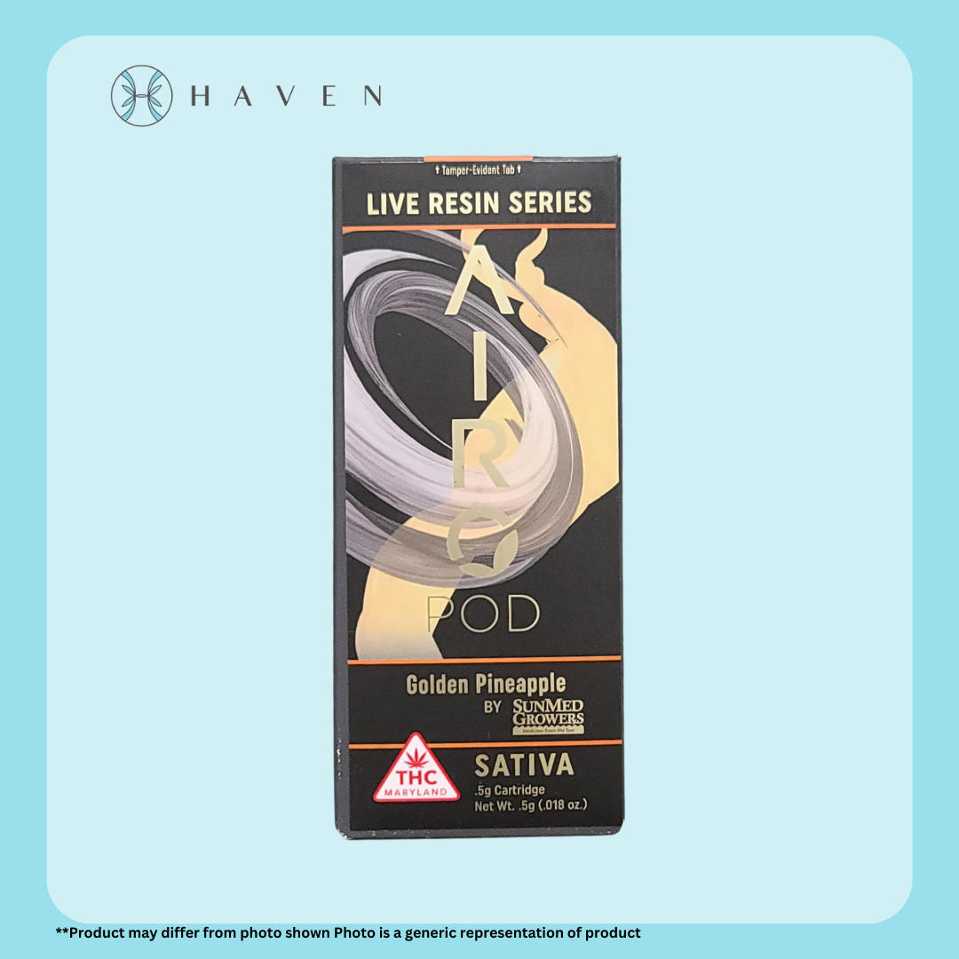 Photograph of product: 0.5g Golden Pineapple LLR (Airo Pod) | Airo