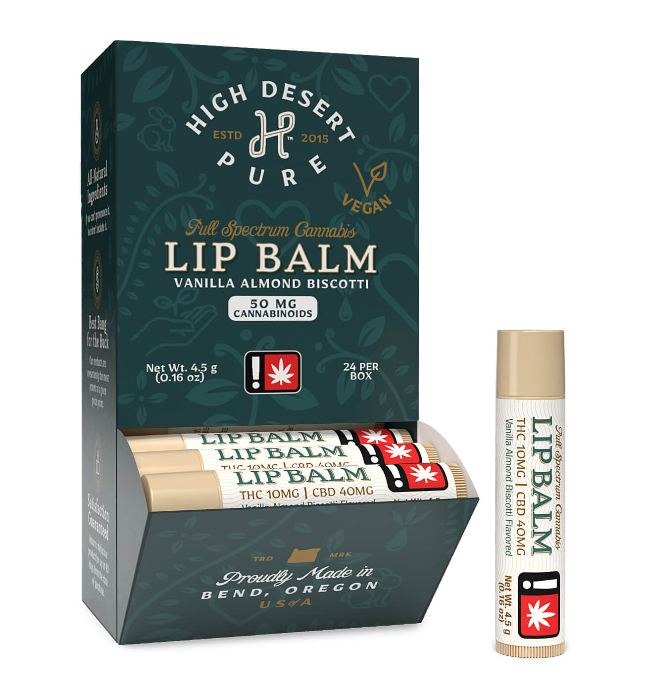 Photograph of product: Vanilla Almond Biscotti Lip Balm | 0.16 oz