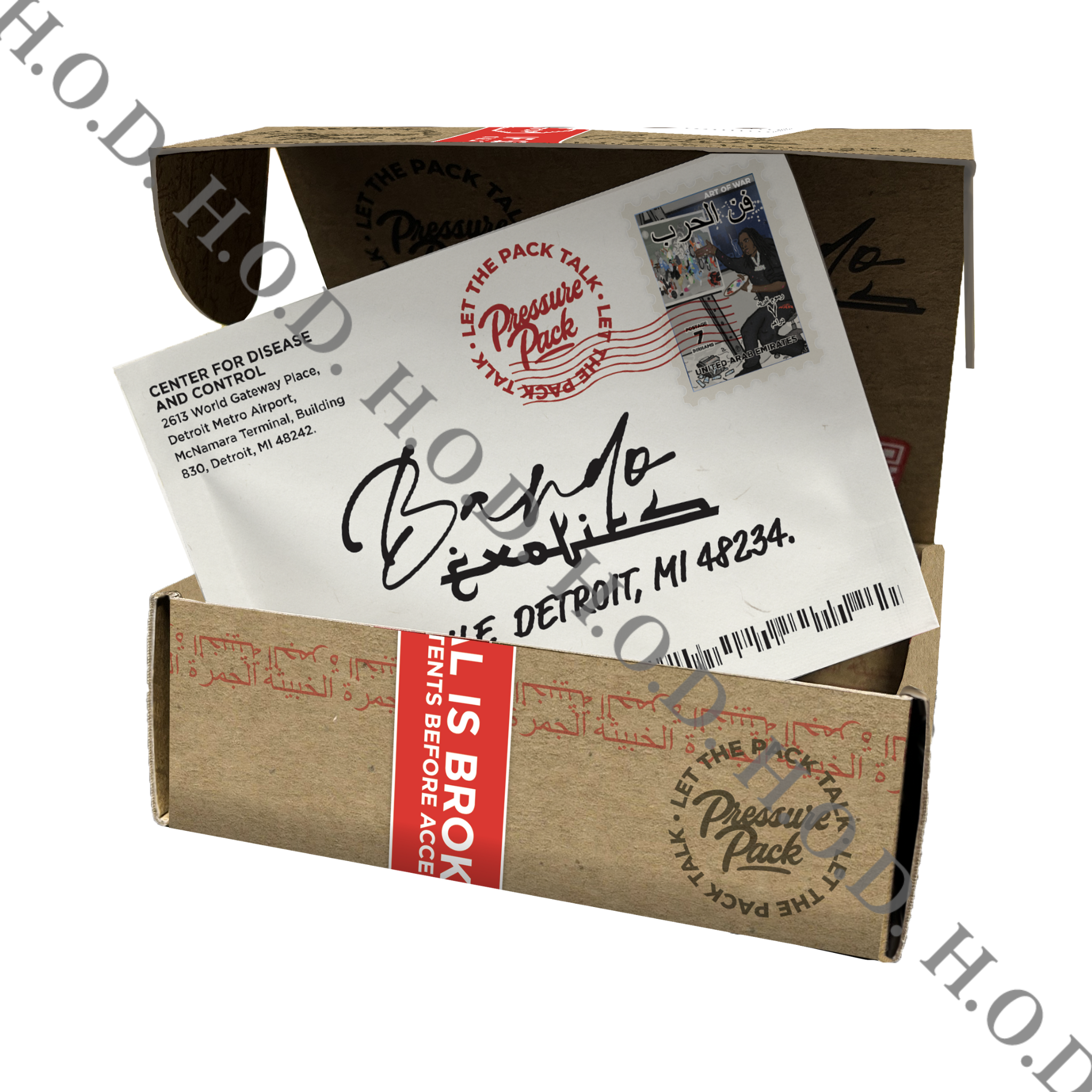 Photograph of product: Pressure Pack x Talibando Anthrx 3.5g