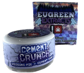 Photograph of product: Eugreen | Live Rosin | Cement Crunch