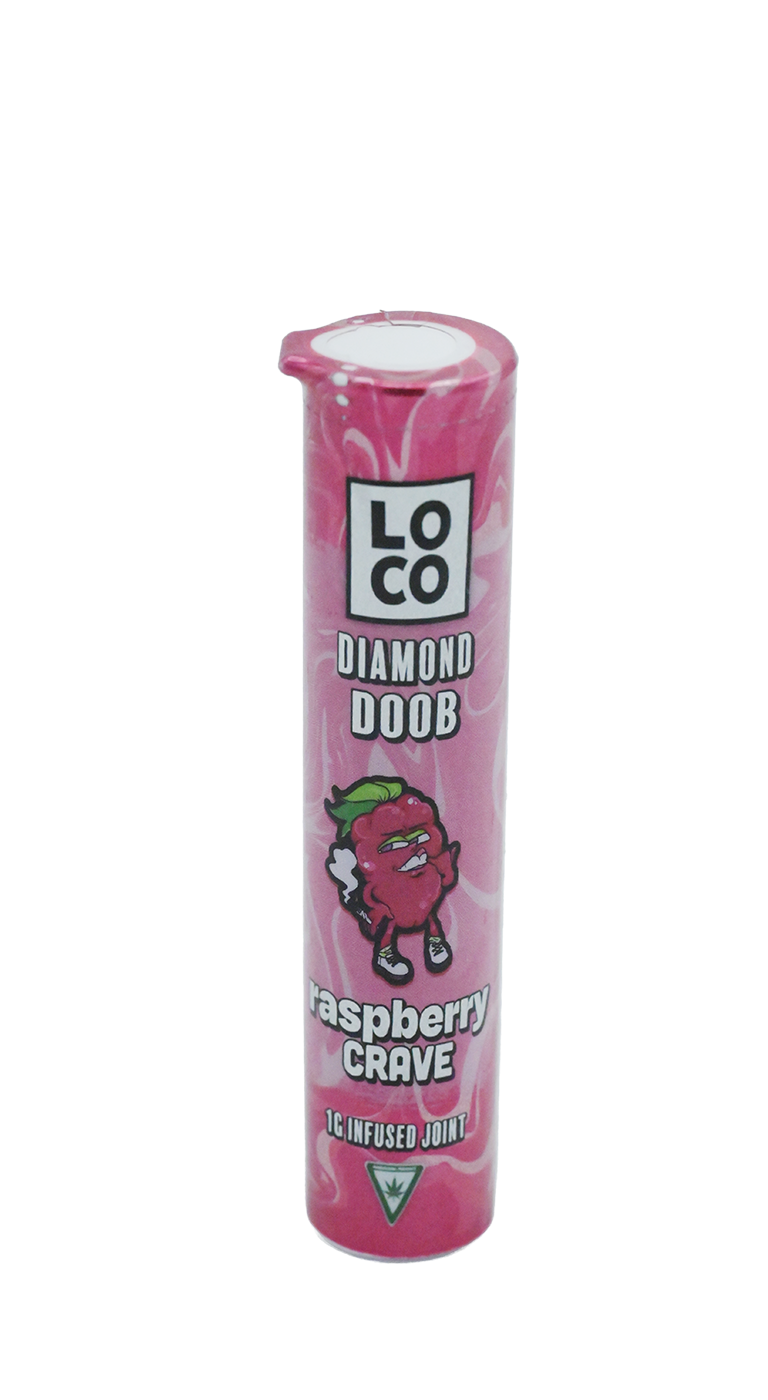 Photograph of product: 1g | Raspberry Crave | Infused Pre-Roll