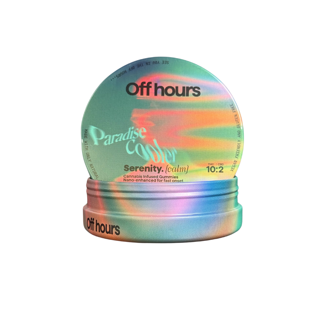 Photograph of product: Offhours Gummies Serenity 10:2 Paradise Cooler 100mg