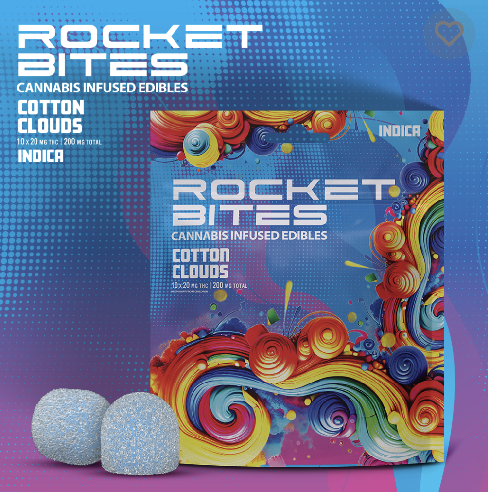 Photograph of product: Cotton Clouds - 200mg Gummies