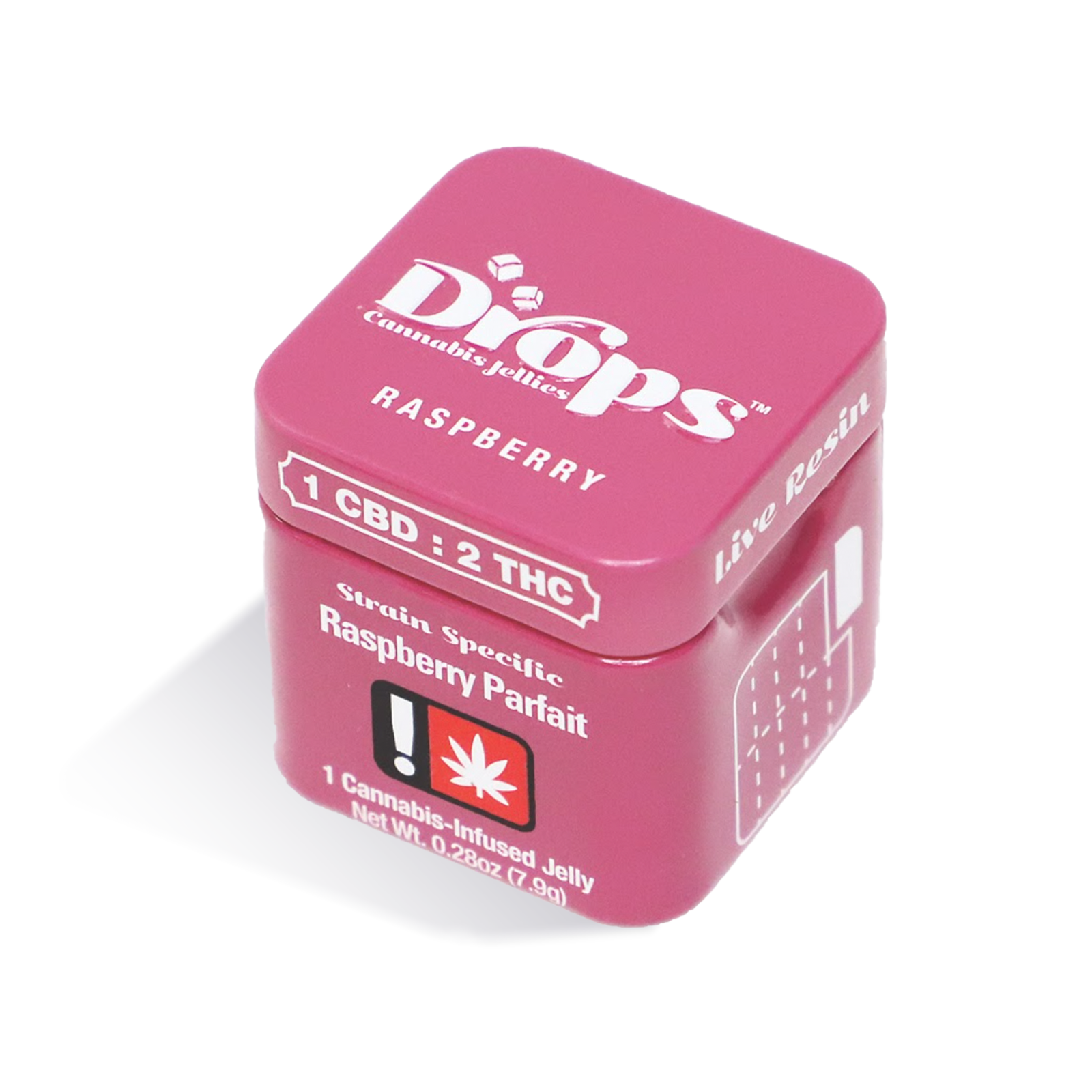 Photograph of product: Raspberry 1:2 TH-oui Jelly Single | 50mg