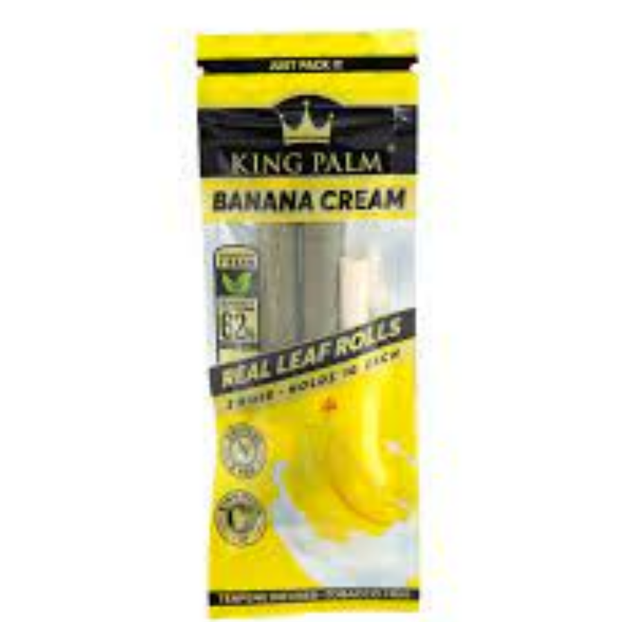 Photograph of product: King Palm - Banana Cream - 2 Pack
