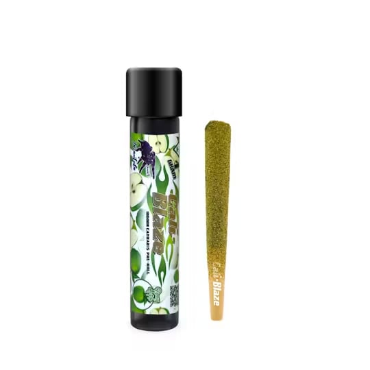 Photograph of product: Cali Blaze - Tarantula Infused Preroll - Green Apple