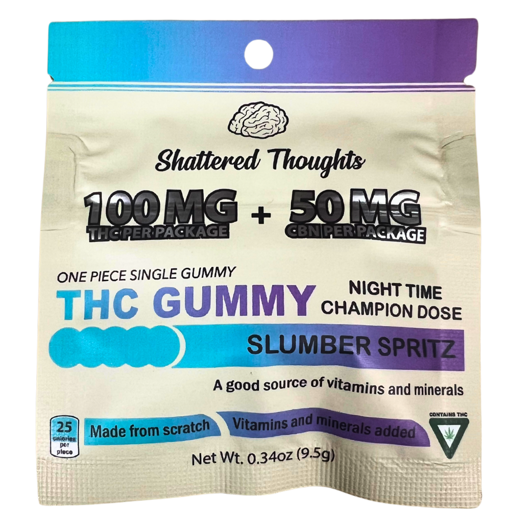 Photograph of product: Shattered Thoughts - Single - Nighttime Slumber Spritz 2:1 CBN (100mg)