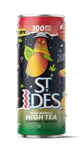 Photograph of product: ST IDES - MAUI MANGO - 12OZ HIGH TEA 100MG