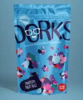 Photograph of product: Dweeby Blue Raz I 100mg (10pk)