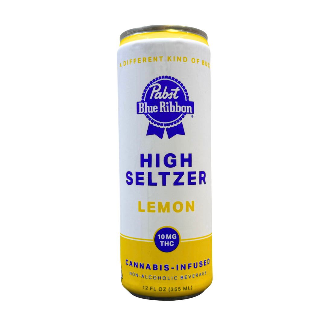 Photograph of product: LEMON INFUSED SELTZER "PBR"