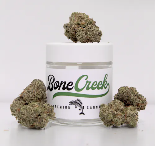Photograph of product: Bone Creek Flower Cyber Wolf 26.7% TH-oui S-Hybrid 3.5g