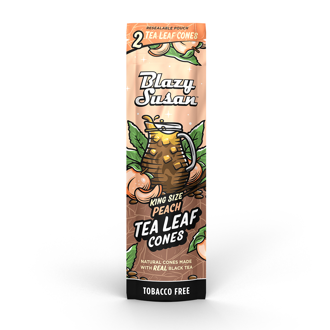 Photograph of product: Blazy Susan | Tea Leaf Cones I Peach King Size 2pk