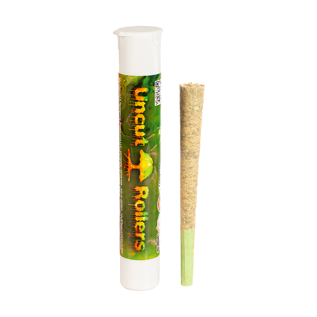Photograph of product: Mandarin Cookie Haze - Diamond Infused Pre-Roll 1g
