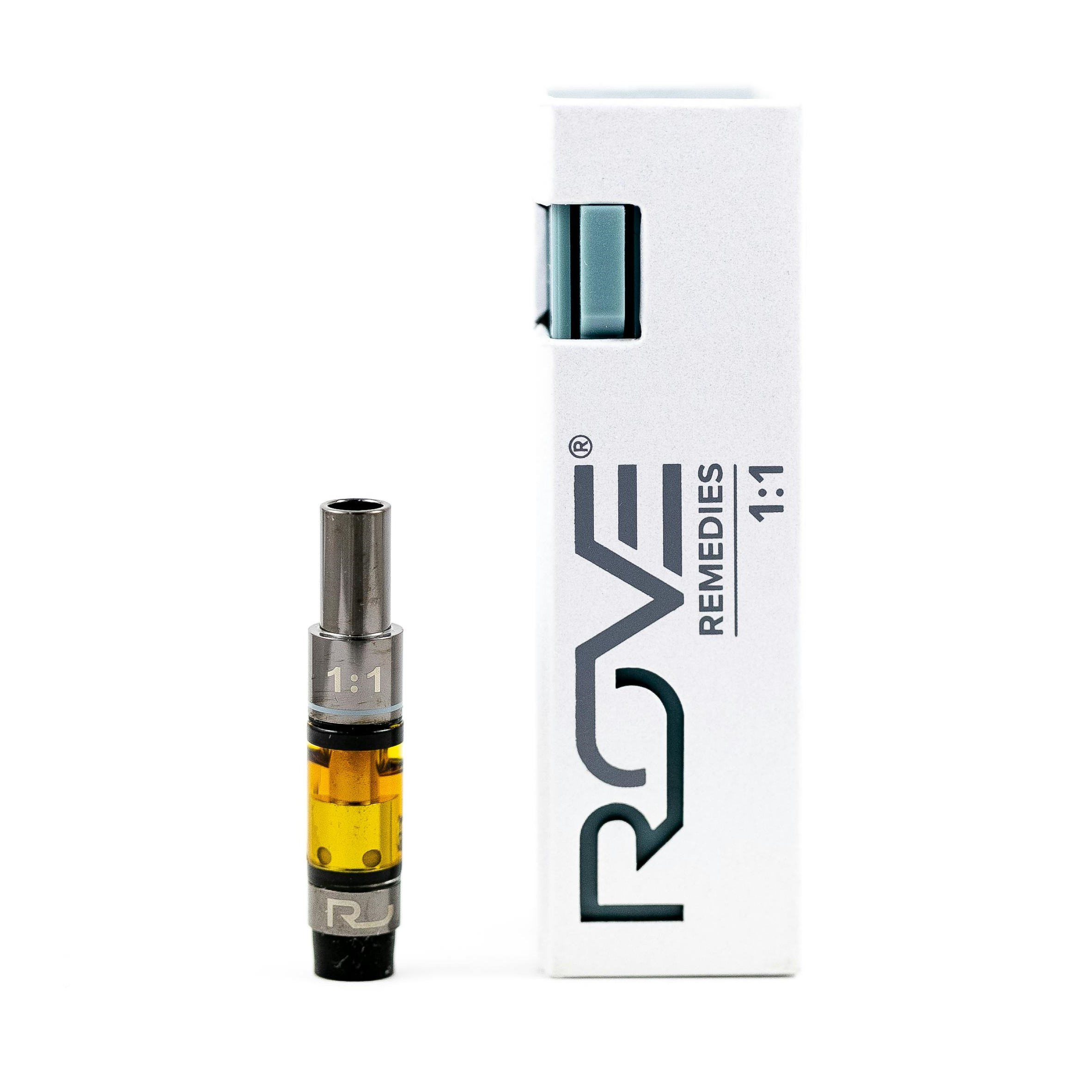 Photograph of product: ROVE Strawnana 1:1 TH-oui | CBD 510 Cartridge | 1g