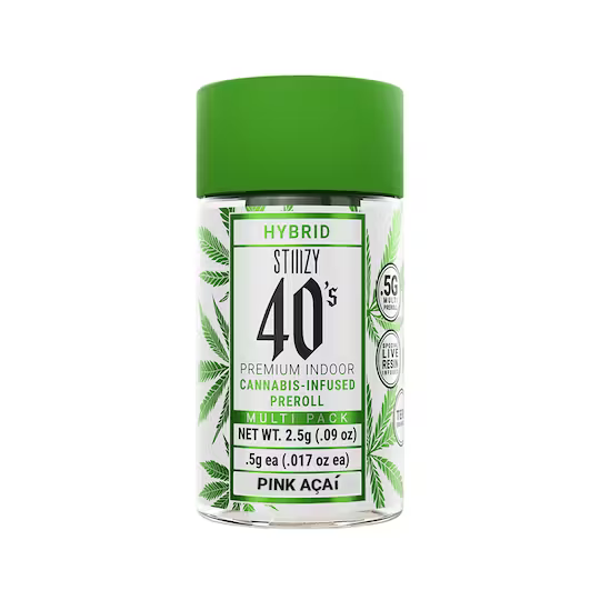 Photograph of product: 40's Pink Acai Infused Preroll 4pk