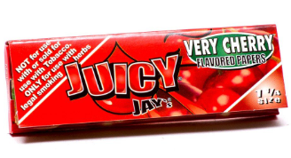 Photograph of product: Juicy Jay | Hemp Paper 1 1/4" | Very Cherry