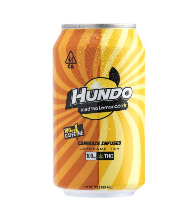 Photograph of product: Hundo Iced Tea Lemonade 100mg Beverage