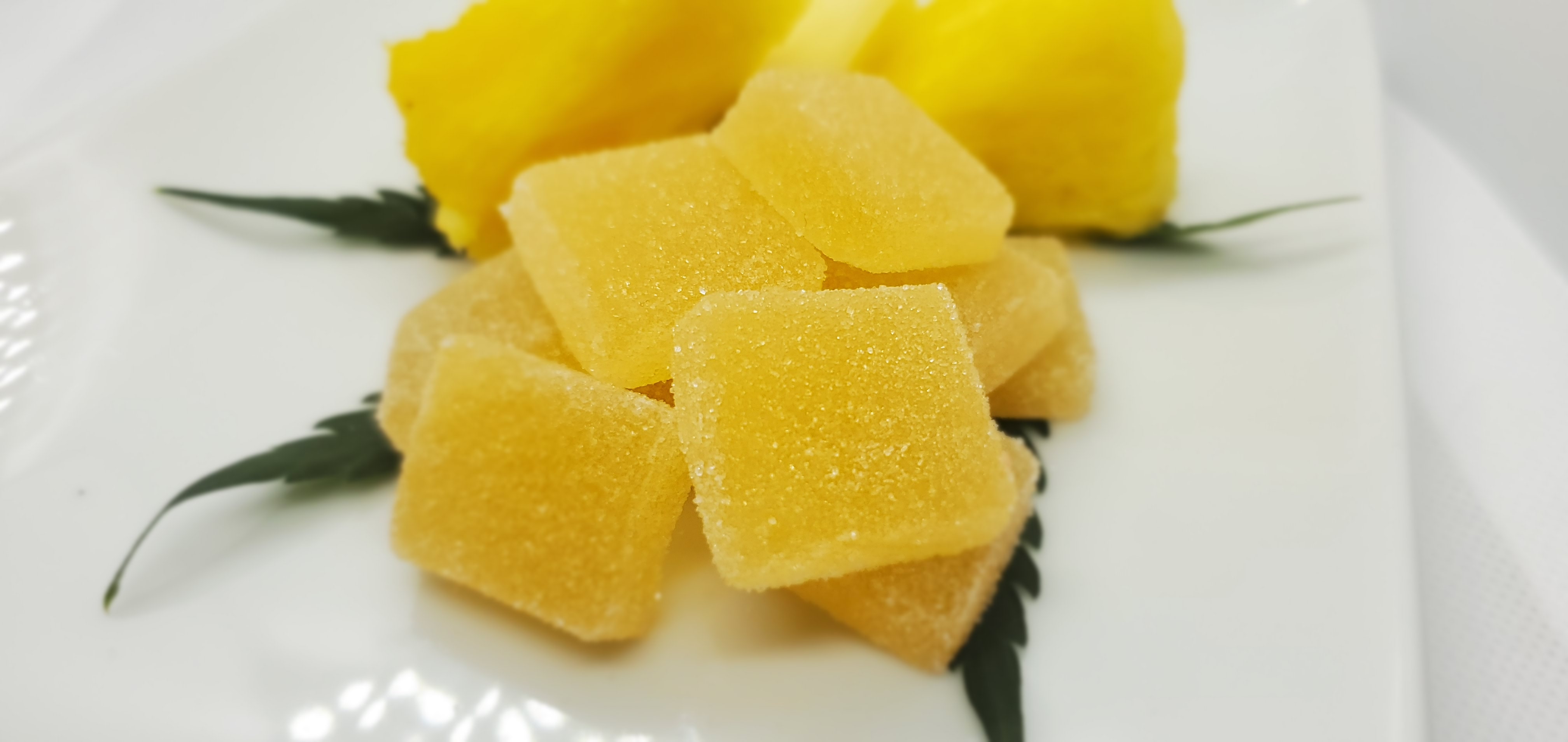 Photograph of product: Zen Medicine Pineapple Buddha Squares-Oui'd