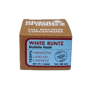 Photograph of product: Ithaca Organics | White Runtz | Bubble au chocolat | 1g