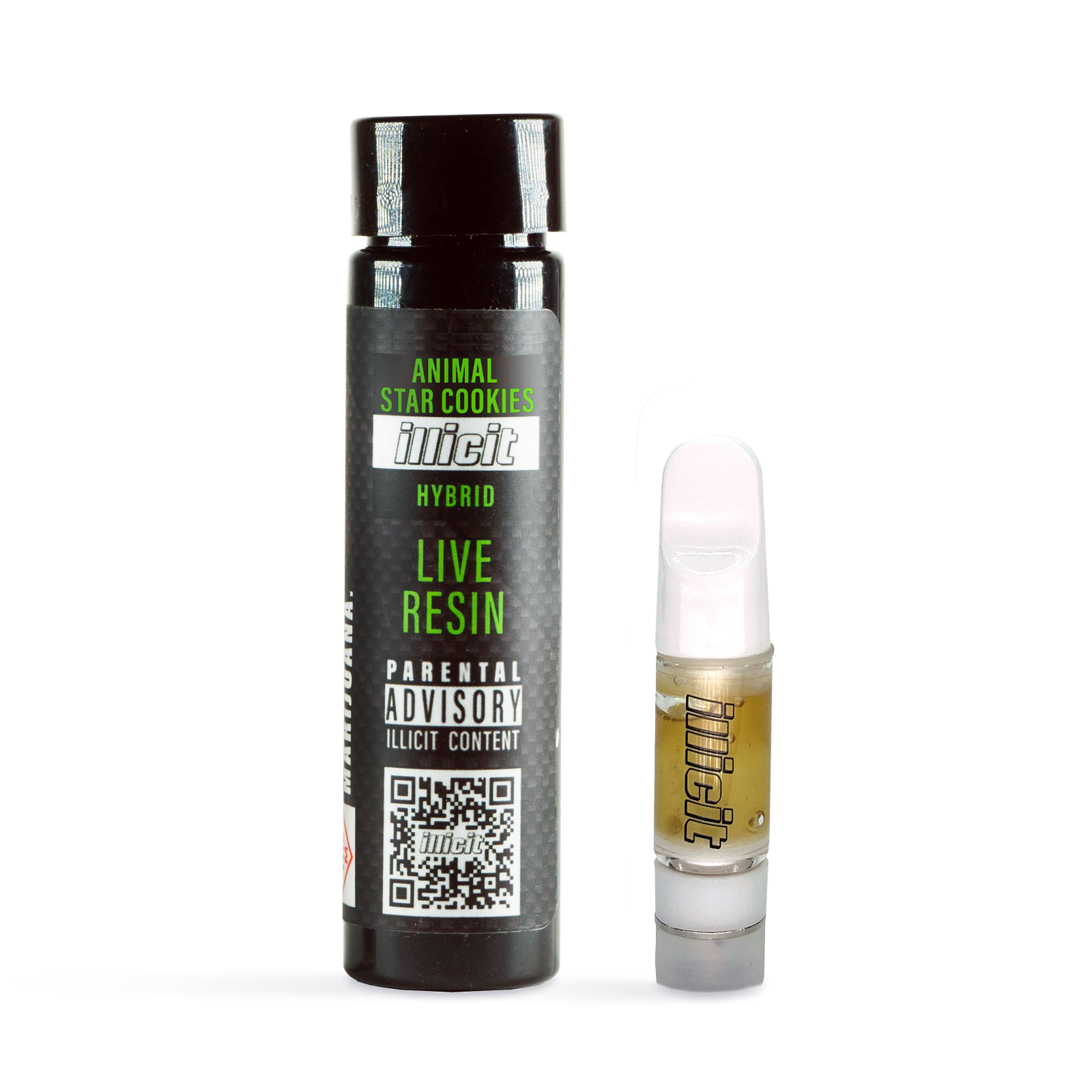 Photograph of product: Animal Star Cookies Live Resin Cartridge | 0.5g