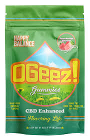 Photograph of product: Happy Balance Strawberries and Cream | 100 mg 1:1 CBD I OGeez