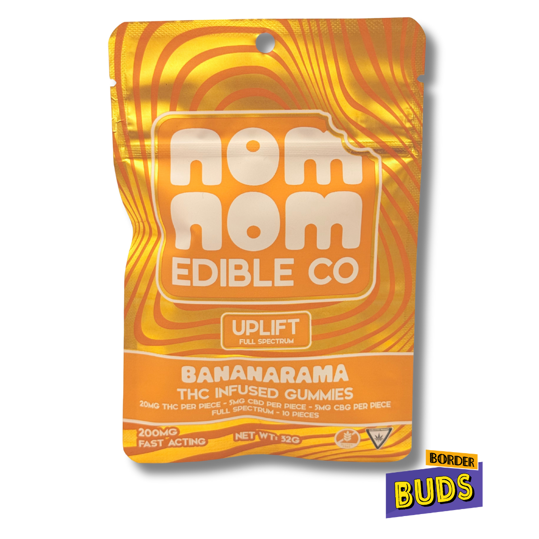 Photograph of product: Bananarama | Nom Nom | 200mg | Uplift Gummies