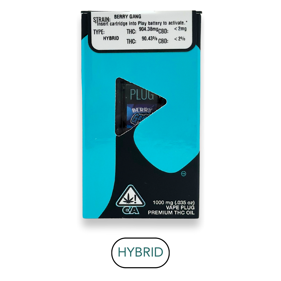 Photograph of product: Plug Play - Exotics - Berry Gang H - Vape Pod - 1.0g