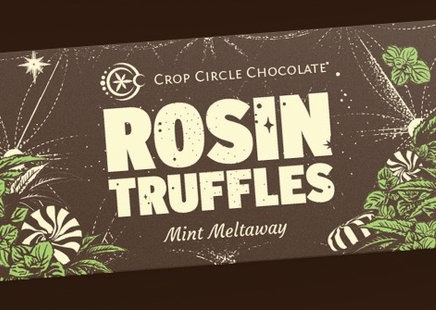 Photograph of product: Crop Circle Chocolate | Mint | Rosin Truffle 5pk