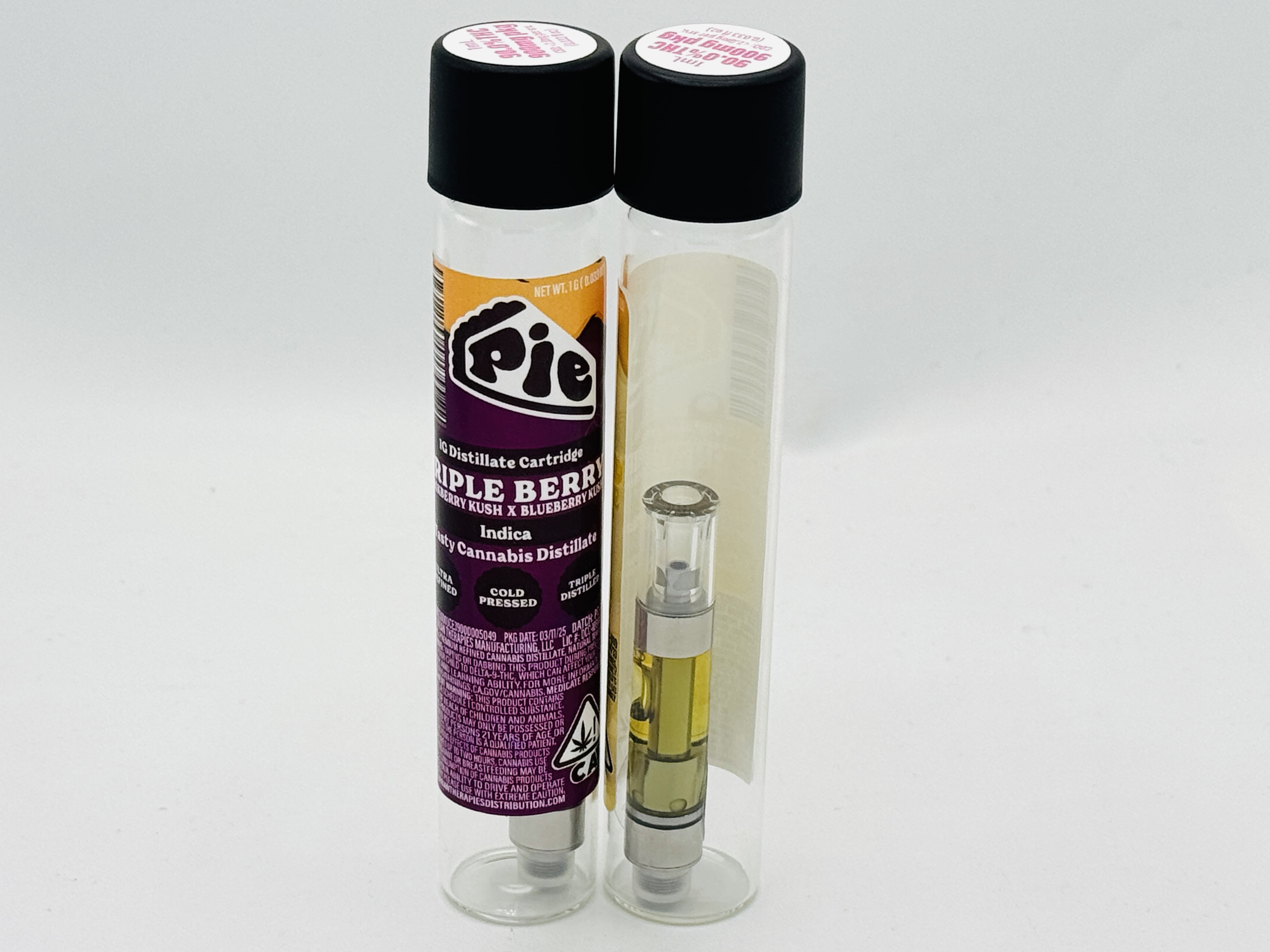 Photograph of product: Pie 1G Cartridge - Triple Berry(Oui'd)