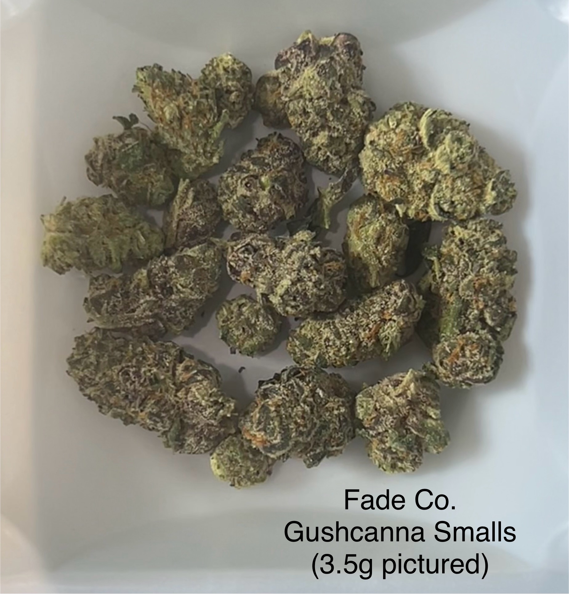 Photograph of product: Fade Co. | HOUSE PACKED | Gushcanna | SMALLS | 7g