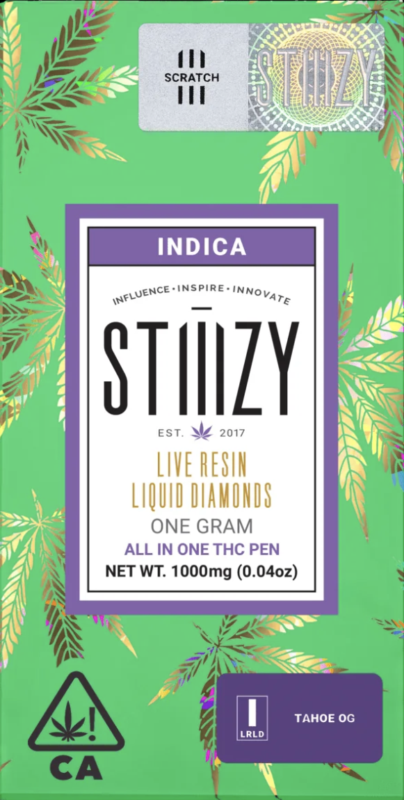 Photograph of product: Tahoe Og Liquid Diamonds All In One