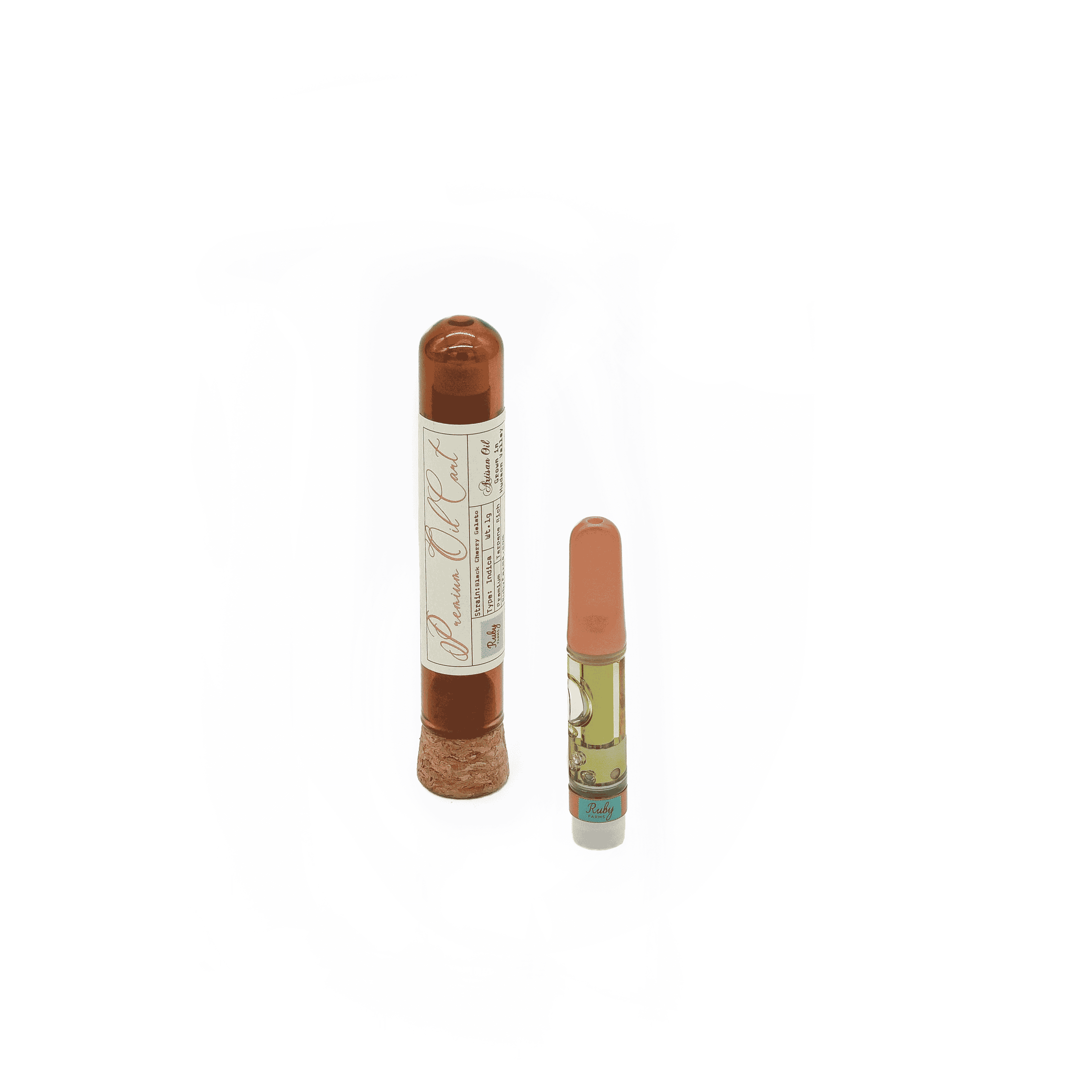 Photograph of product: Black Cherry Gelato | Live Resin Blend Oil Cartridge