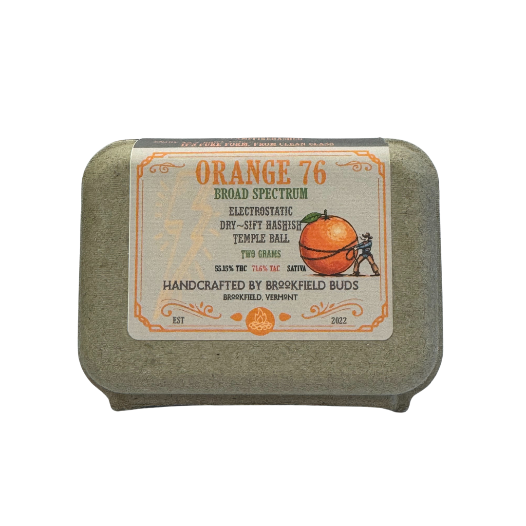 Photograph of product: Temple Ball - 2g | Brookfield Buds I Orange 76