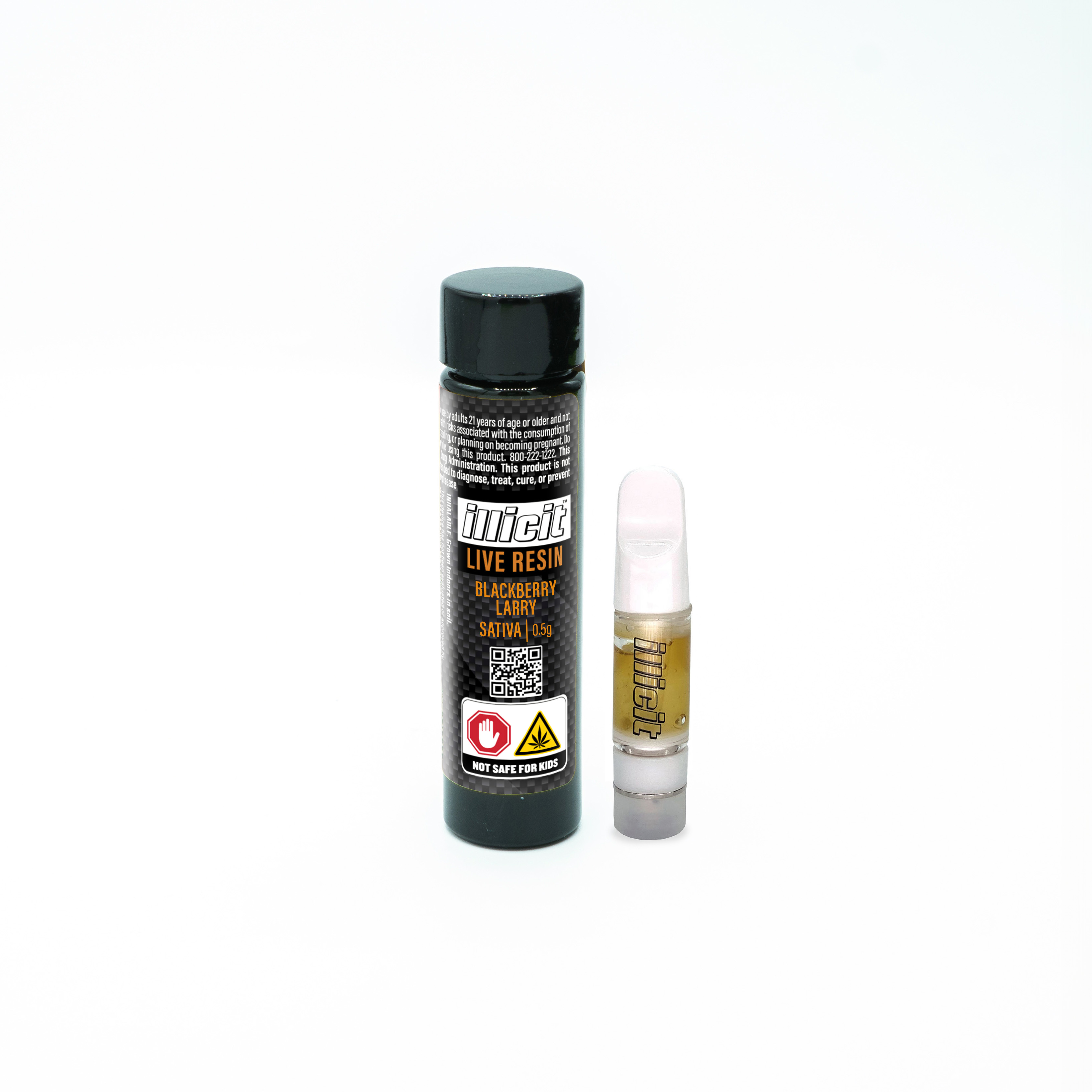 Photograph of product: Blackberry Larry | Live Resin Cart
