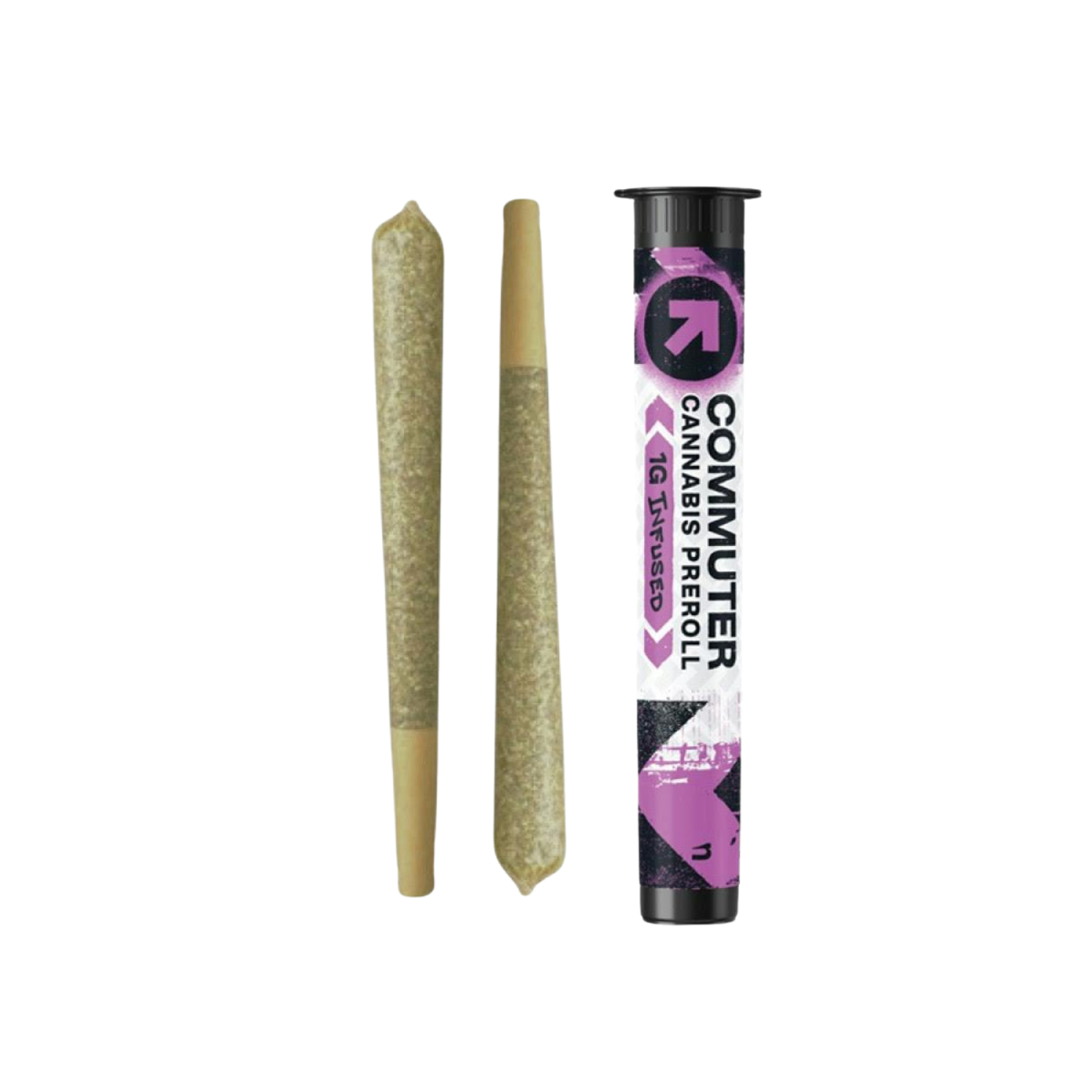 Photograph of product: .5g 2pk Diamond Infused Pre-Rolls | Cronch Monch | Commuter