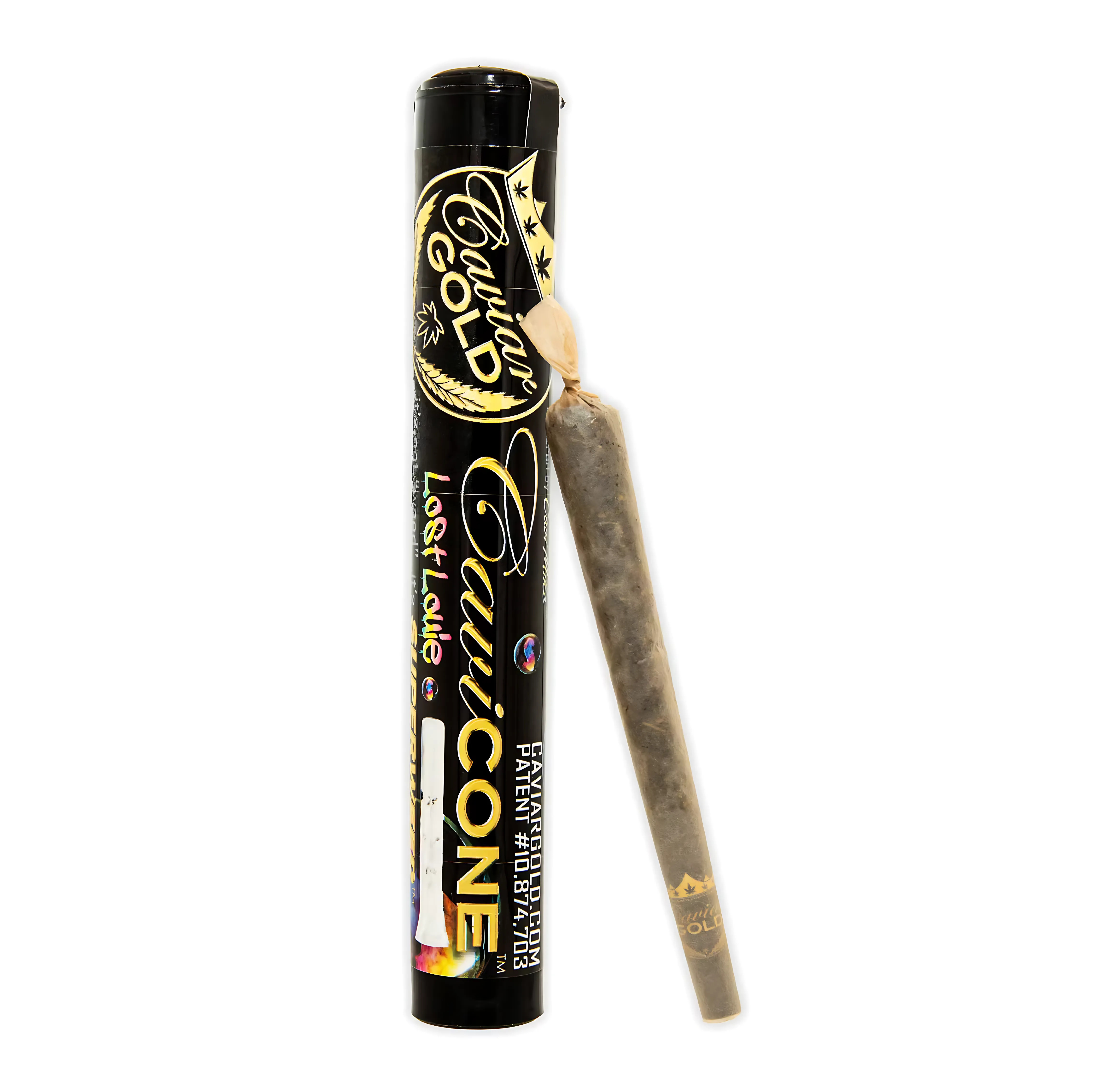 Photograph of product: Caviar Gold - Lost Louie - 1.3g Preroll infused