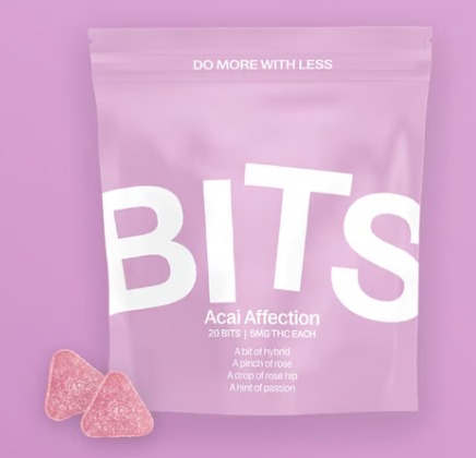 Photograph of product: Bits: Acai Affection | 100mg TH-oui | 20pk