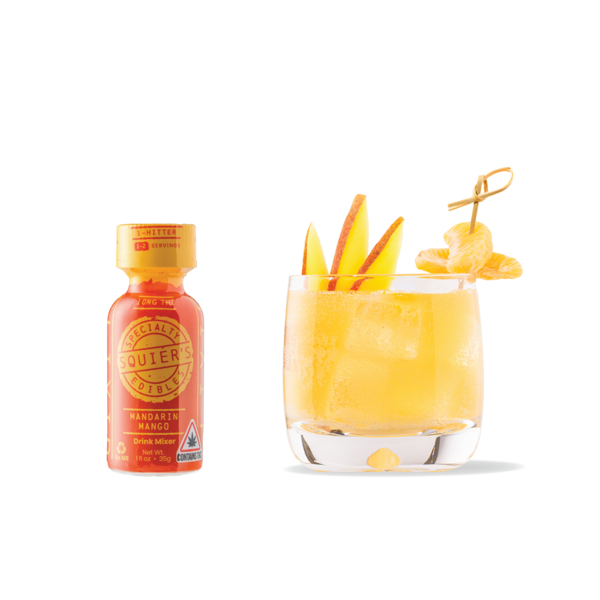 Photograph of product: Squier's au chocolat Rosin Mixer Mandarin Mango 10 MG