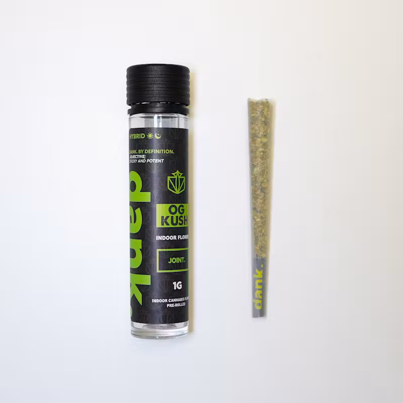 Photograph of product: DANK OG Kush 1g Pre-Roll