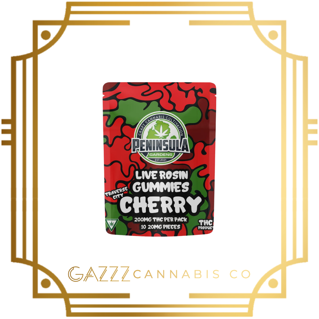 Photograph of product: Edible - Peninsula Gardens | HR Gummies 200mg | 10-Pck - Cherry
