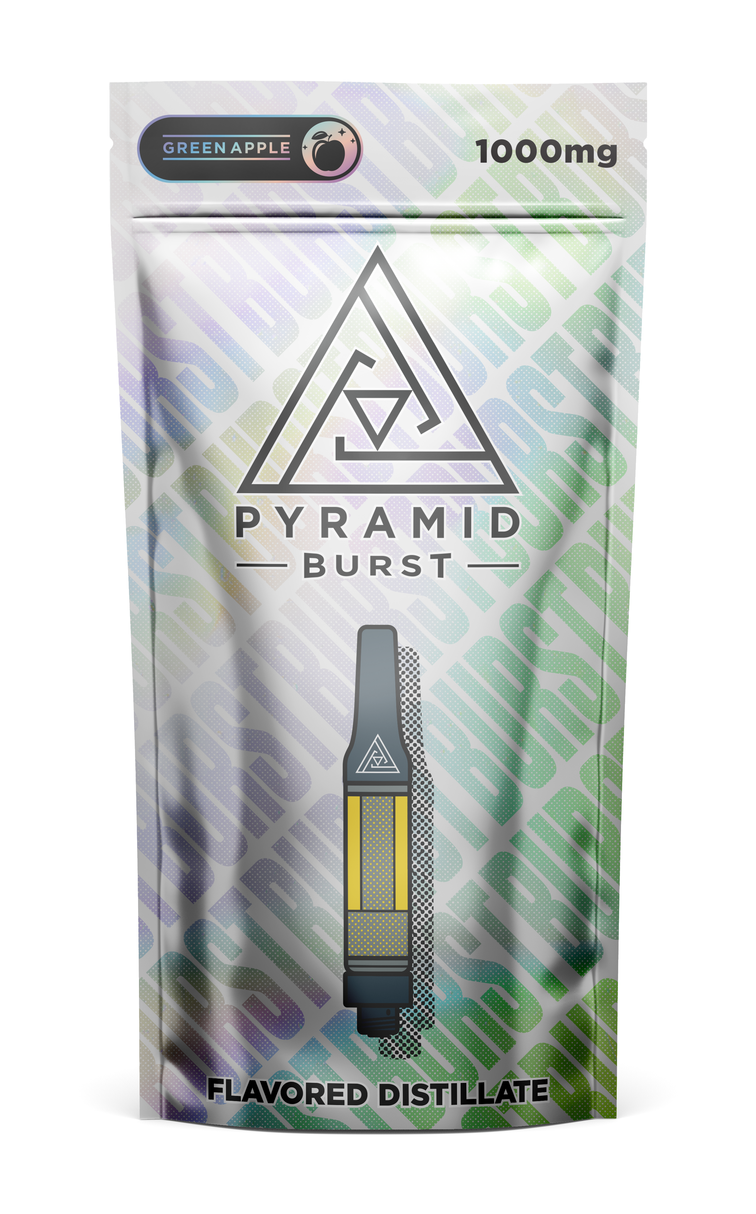 Photograph of product: Burst Cartridge 1000mg - Green Apple