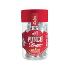 Photograph of product: D. Punch Stinger 5 x .5g Infused Pre Roll Pack - Orange Burst - 
