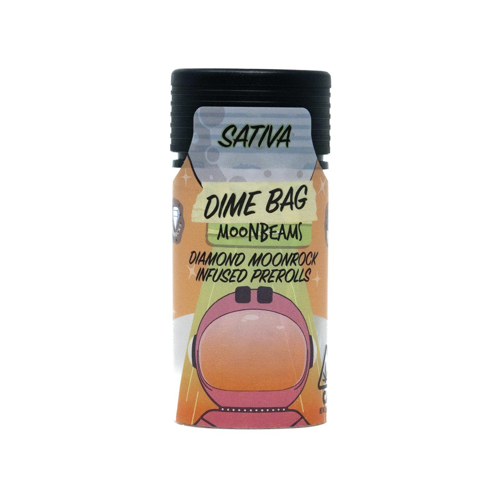 Photograph of product: GREEN CRACK MOONBEAMS PRE-ROLL 5-PACK [2.5 G]