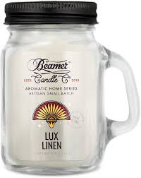 Photograph of product: Beamer Candle Co. - | Smoke Killer Collection | Lux Linen | 4oz.