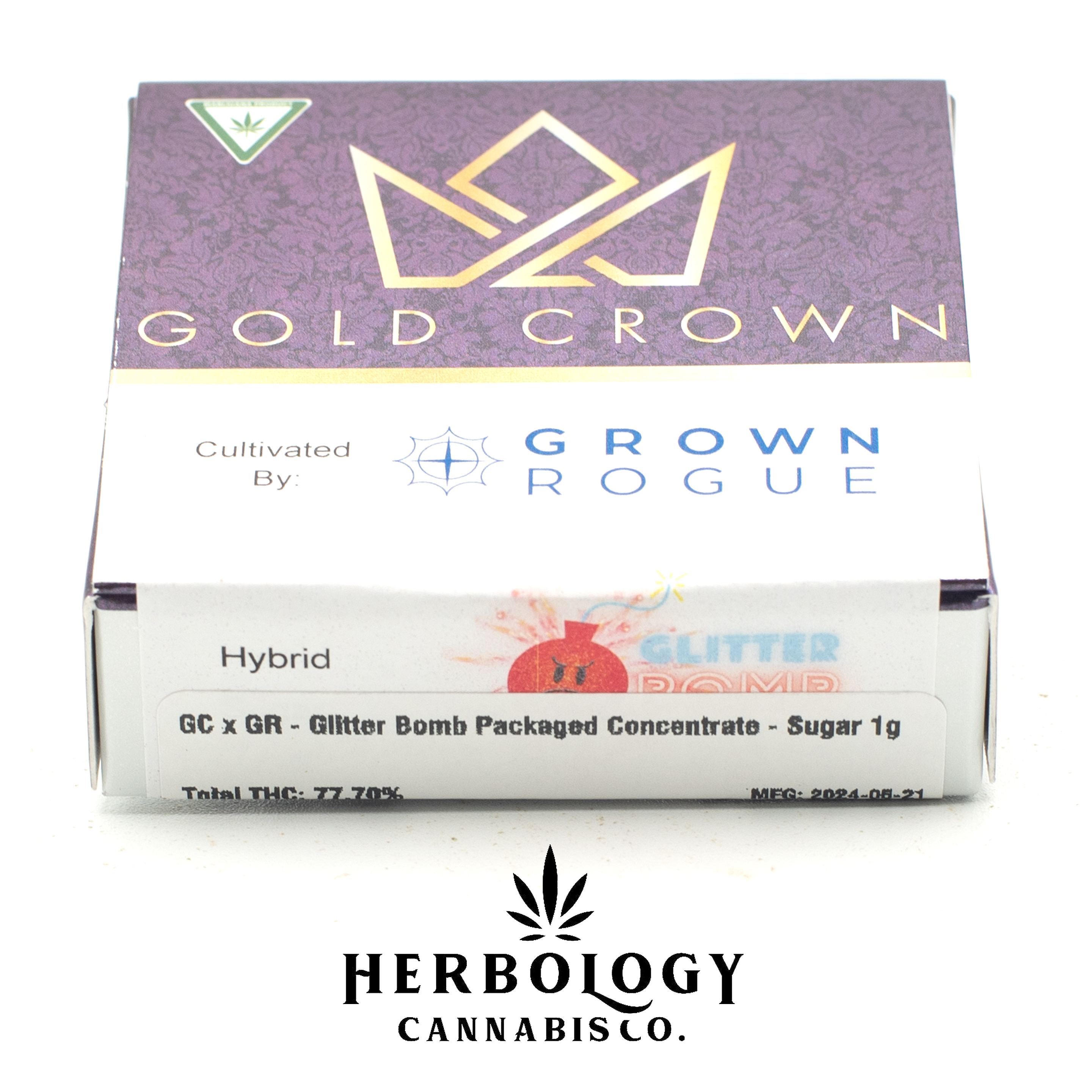 Photograph of product: Gold Crown x Grown Rogue | Sugar | Glitter Bomb