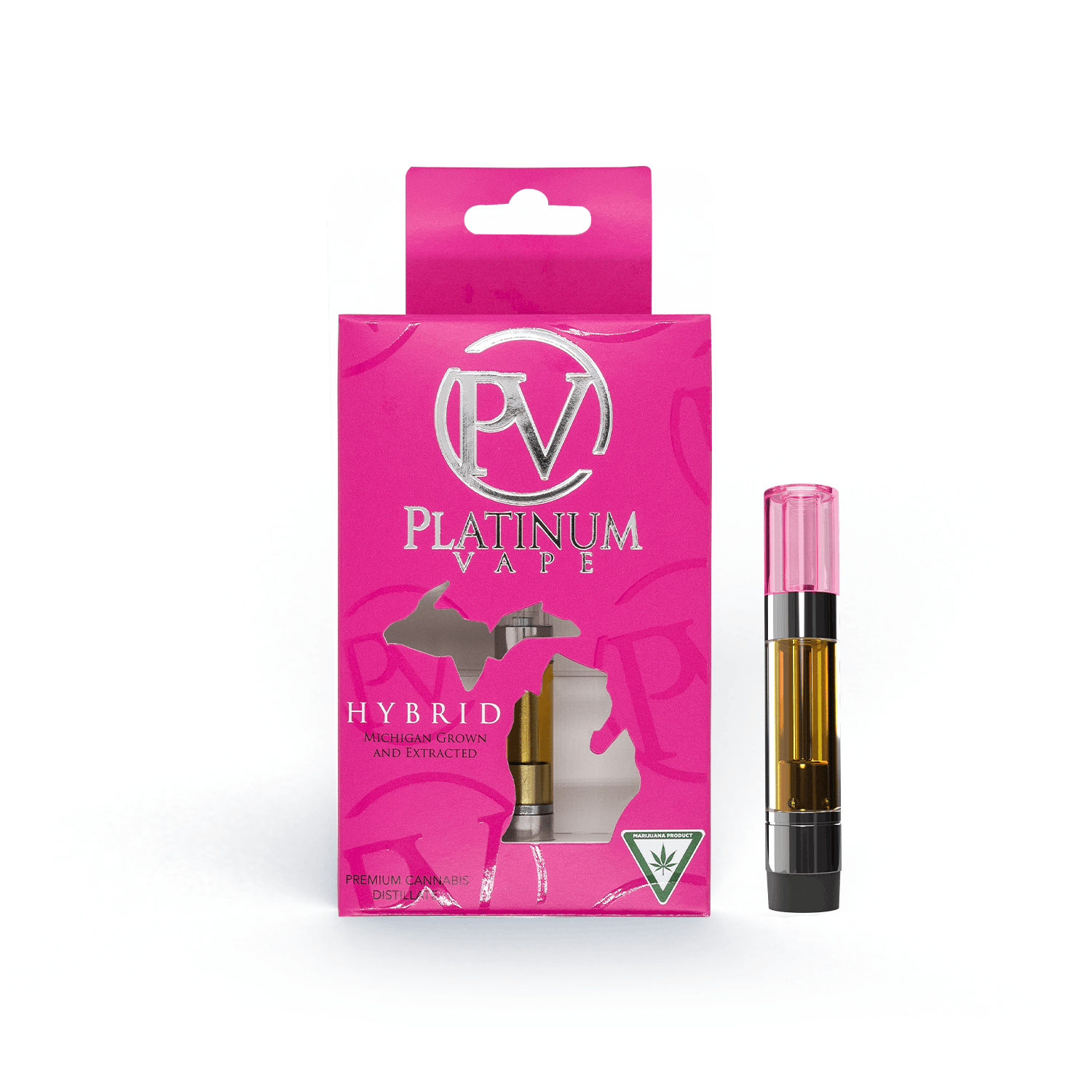 Photograph of product: Platinum Vape - (S) London Pound Cake 1G Cartridge
