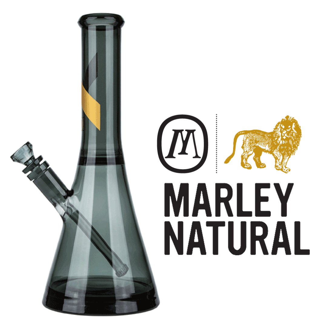 Photograph of product: Marley Natural Smoked Glass Water Pipe